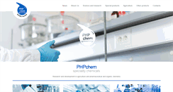 Desktop Screenshot of phpchem.cz
